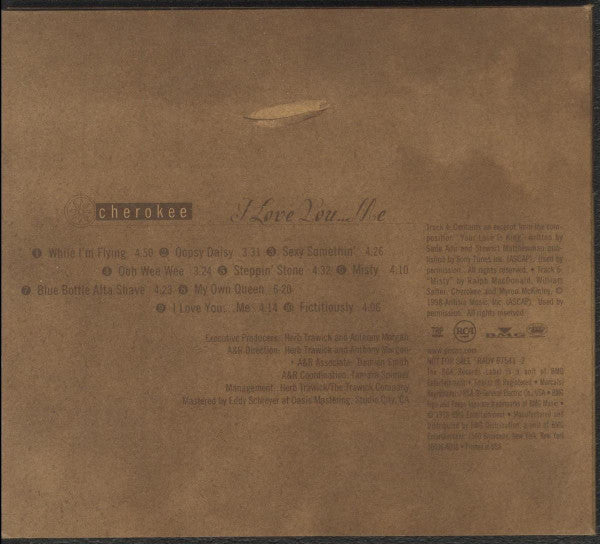 Cherokee (6) : I Love You...Me (CD, Advance, Album)