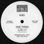 Kiki (11) : One Thing (12", Promo)