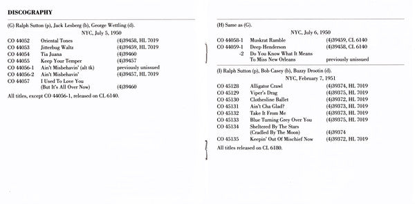 Various : The Columbia Jazz Piano Moods Sessions (7xCD, Comp, RM + Box, Ltd, Num)