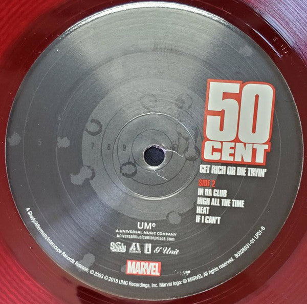 50 Cent : Get Rich Or Die Tryin' (2xLP, Album, Ltd, RE, Red)