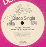 Patti LaBelle : Music Is My Way Of Life (12", Advance, Promo)