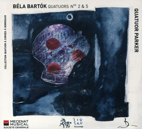 the album cover for B. BARTOK - String Quartets 2 & 5 [Digipak]