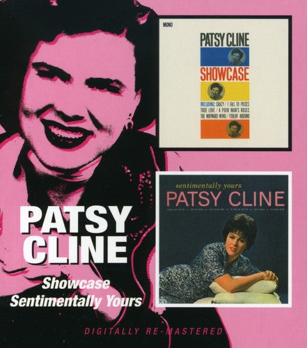 the album cover for Patsy Cline - Showcase/Sentimentally Yours [Import]