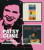 the album cover for Patsy Cline - Showcase/Sentimentally Yours [Import]