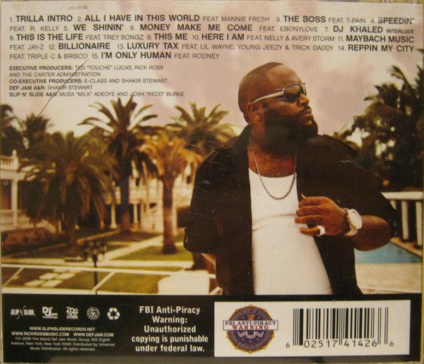 Rick Ro$$* : Trilla (CD, Album)