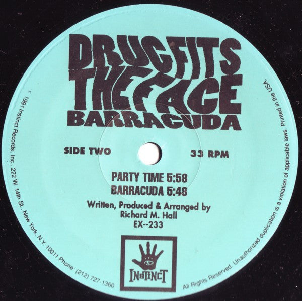 Barracuda : Drug Fits The Face (12")