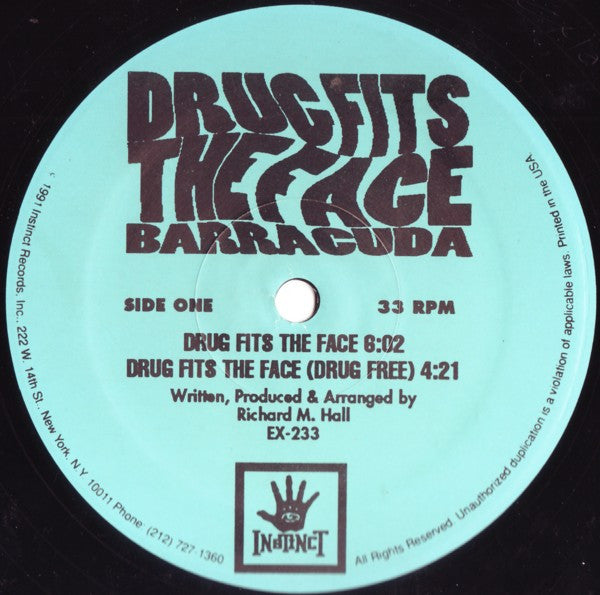 Barracuda : Drug Fits The Face (12")
