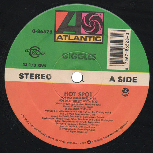 Giggles : Hot Spot (12", Single)