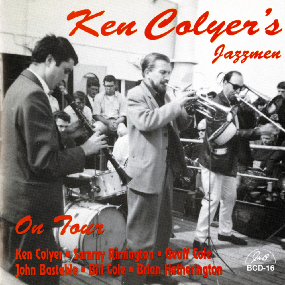 the album cover for Ken Colyer - Jazz Men on Tour