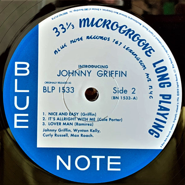 Johnny Griffin : Introducing Johnny Griffin (LP, Album, Mono, Ltd, RE, SRX)