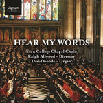 the album cover for Christmas Music From Eton Coll - Hear My Words
