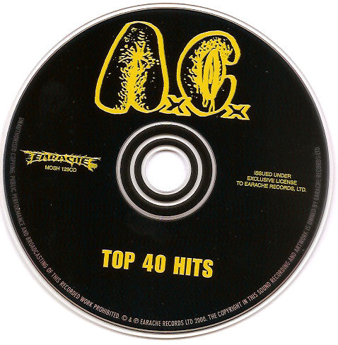 AxCx* : Top 40 Hits (CD, Album, RE)