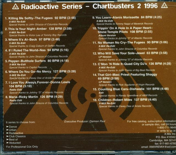 Various : Radioactive Chartbusters 2 (CD, Comp, Promo)