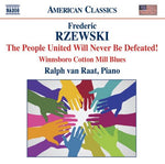 the album cover for Ralph Van Raat - People United Will Never Be Defeated Winnsboro