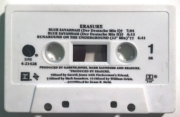Erasure : Blue Savannah (Cass, Maxi, SR,)