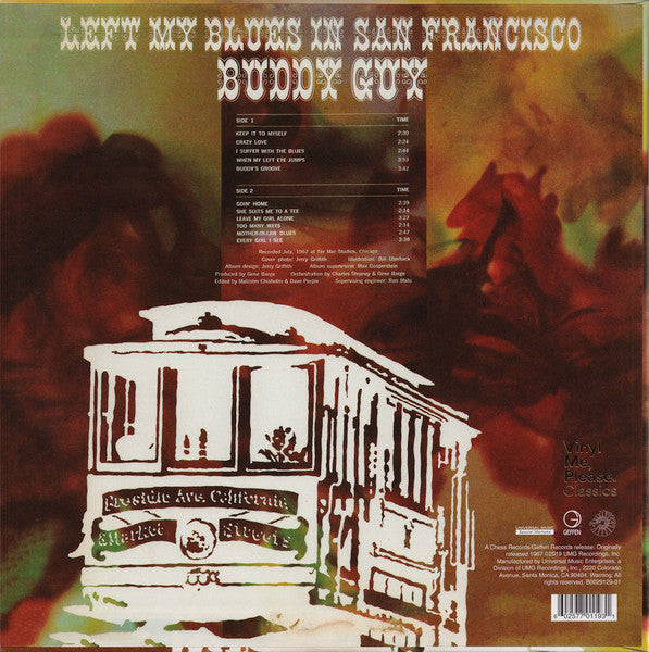 Buddy Guy : Left My Blues In San Francisco (LP, Album, Club, RE, RM, 180)