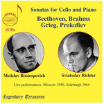 the album cover for Sviatoslav Richter - Sonatas for Cello & Piano