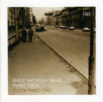 the album cover for Shostakovich/Ravel - Piano Trios