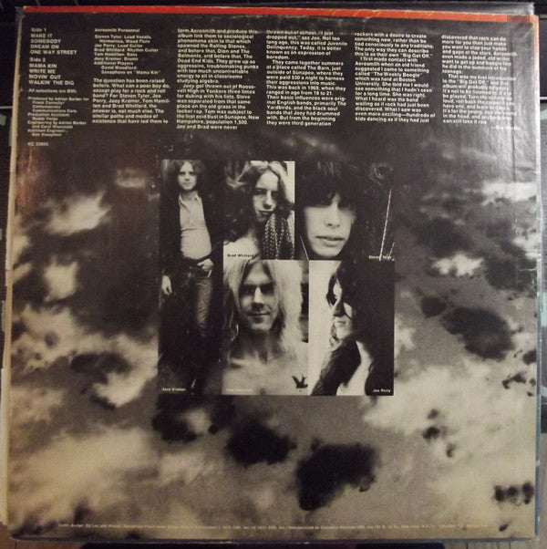 Aerosmith : Aerosmith (LP, Album, M/Print, Wit)