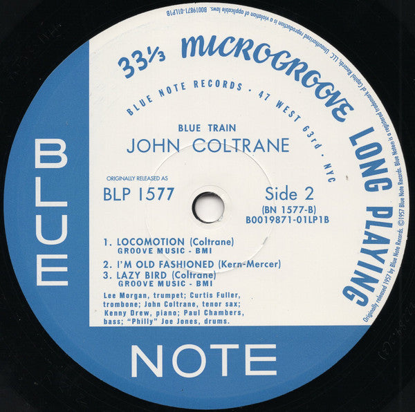John Coltrane : Blue Train (LP, Mono, Ltd, RE, RP, SRX)