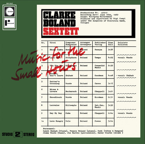Kenny Clarke - Music for the Small Hours (Vinyl)