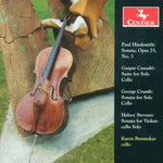 the album cover for Hindemith/Cassado - Sonata Op 25 No.3