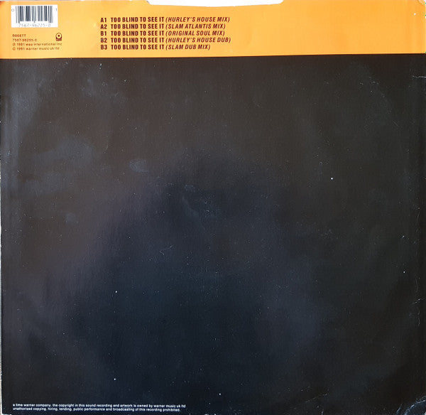 Kym Sims : Too Blind To See It (12", Single)