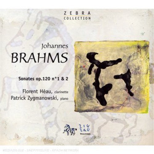 the album cover for J. BRAHMS - Sonatas Op. 120 No. 1 & 2