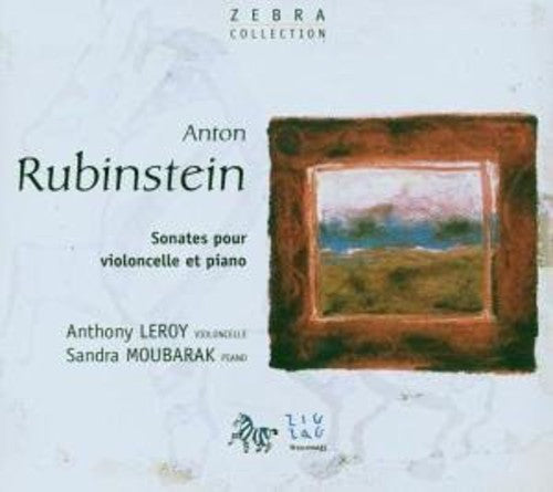 the album cover for A. RUBINSTEIN - Sonatas for Cello & Piano