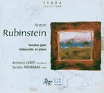 the album cover for A. RUBINSTEIN - Sonatas for Cello & Piano