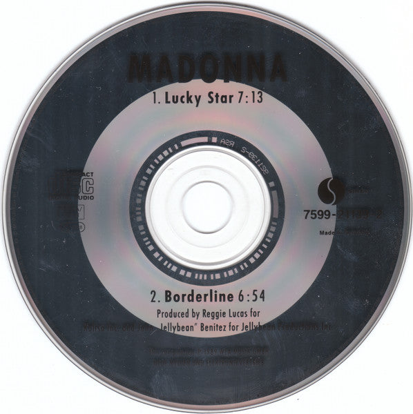 Madonna : Lucky Star / Borderline (CD, Single)