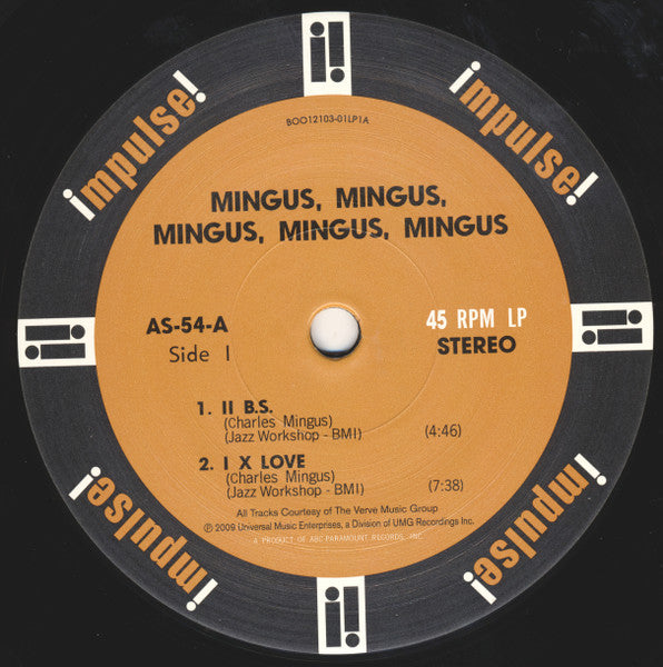 Charles Mingus : Mingus Mingus Mingus Mingus Mingus (2xLP, Album, Ltd, Num, RE, RM, Gat)