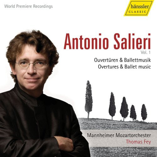 the album cover for Antonio Salieri - Overtures & Ballet Music 1