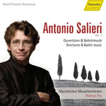 the album cover for Antonio Salieri - Overtures & Ballet Music 1