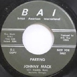 Johnny Mack : Parting / Bully Of The Town (7", Single, Promo)