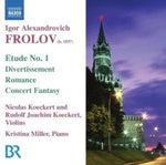 the album cover for Nicolas Koeckert - Music For Violin & Piano