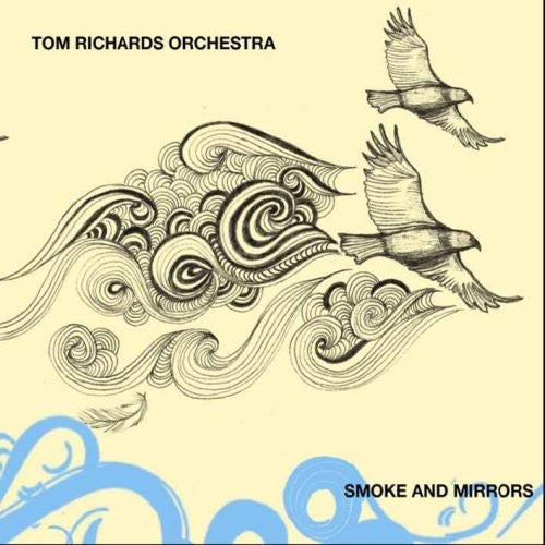 the album cover for Tom Richards Orchestra - Smoke and Mirrors