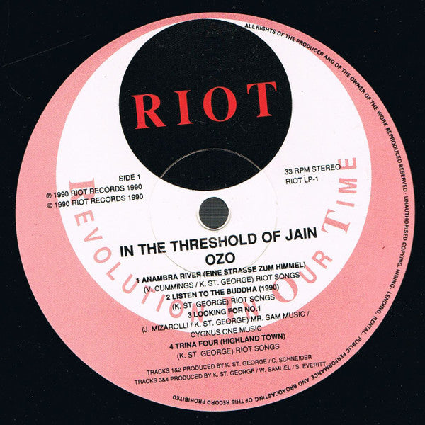 Ozo : In The Threshold Of Jain (LP, Album)