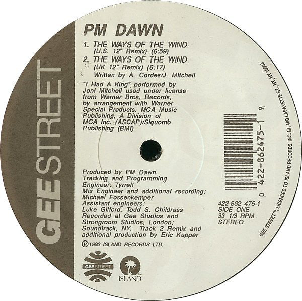 P.M. Dawn : The Ways Of The Wind (12")