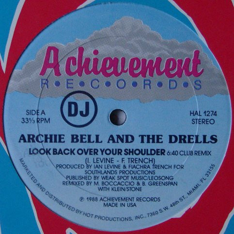 Archie Bell And The Drells* : Look Back Over Your Shoulder (12")