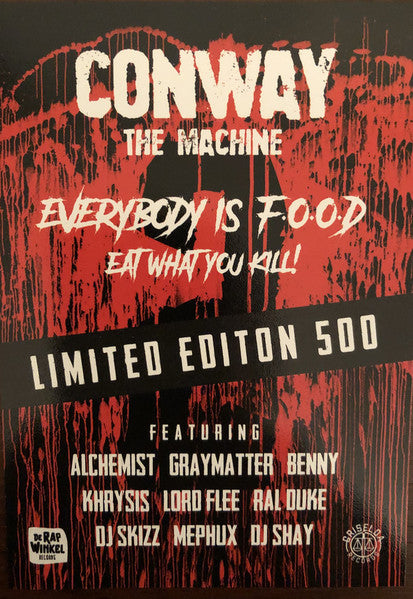 Conway The Machine : Everybody Is F.O.O.D. 2 Eat What You Kill! (LP, Album, Ltd, Blu)