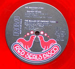 His Master's Fish Featuring Gordon Grody : The Ballad Of Sweeney Todd (12", Promo, Red)