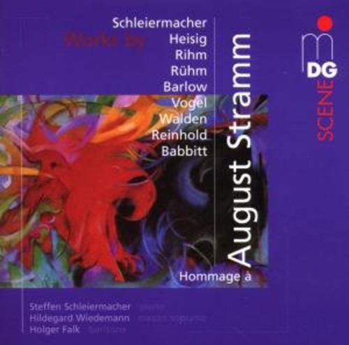 the album cover for STEFFEN SCHLEIERMACHER - Hommage a August Stramm