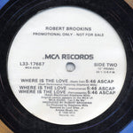 Robert Brookins Featuring Stephanie Mills : Where Is The Love (12", Promo)