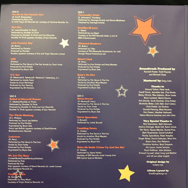 Various : Velvet Goldmine - Music From The Original Motion Picture (2xLP, Comp, Blu)