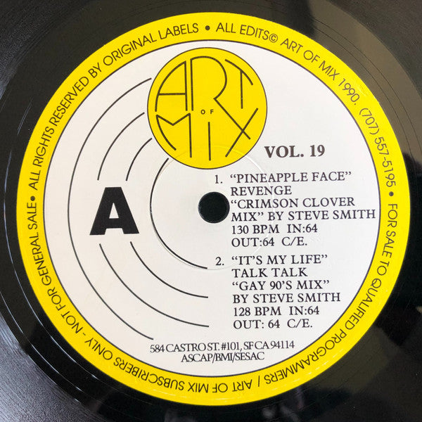 Various : Art Of Mix - Vol. 19 (12", Promo)