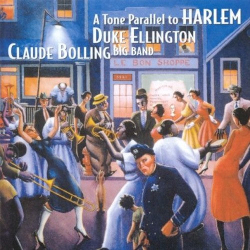 the album cover for Claude Bolling - A Tone Parallel To Harlem