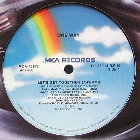 One Way : Let's Get Together (12", Pin)