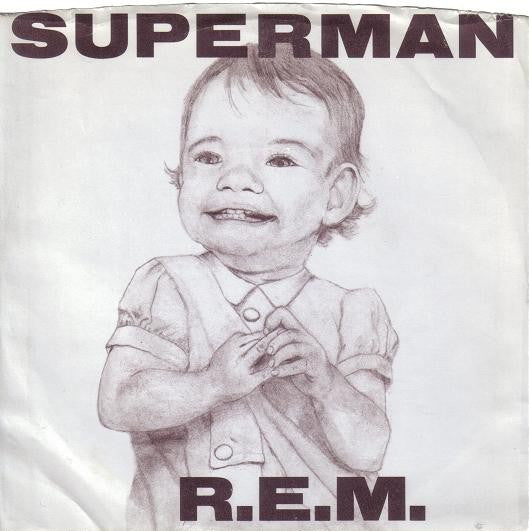 R.E.M. : Superman (7", Single, Pin)