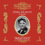 the album cover for Zinka Milanov - Zinka Milanov in Recital: Prima Voce
